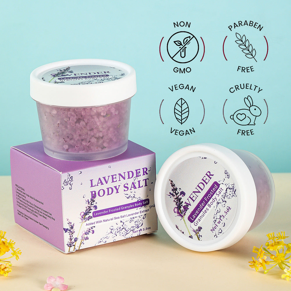 Body Rose Dried Flower Fragrance Bath Salts