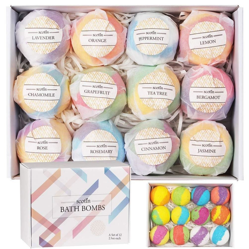 Bath Bomb Salt Essential Oil Loofah Bomb Body Whitening